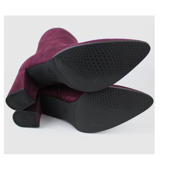 NEW Stuart Weitzman Suede Ankle Boots - Block Heel for Fall Work or Weekend - Picture 13 of 14